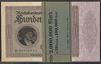 Germany, P-83a, Feb 1, 1923 100,000 Mark, 2 Million Mark Pack(200).jpg